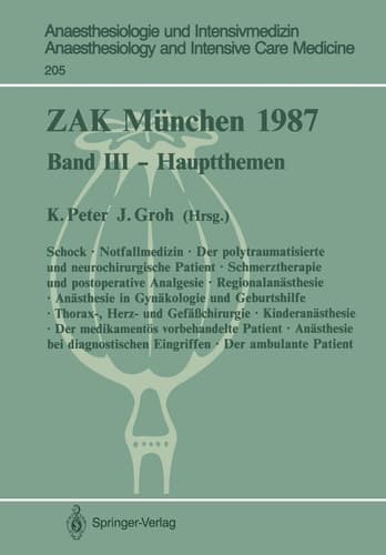 ZAK München 1987 Band III — Hauptthemen