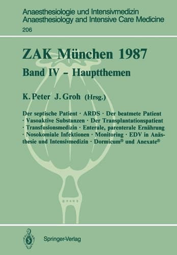 ZAK München 1987 Band IV — Hauptthemen