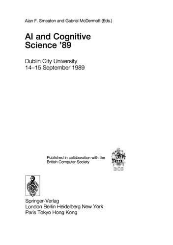 AI and Cognitive Science ’89 Dublin City University 14–15 September 1989