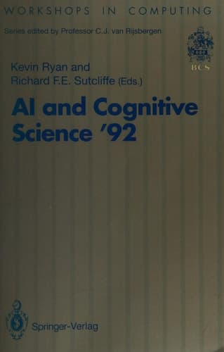 AI and Cognitive Science ’92 University of Limerick, 10–11 September 1992