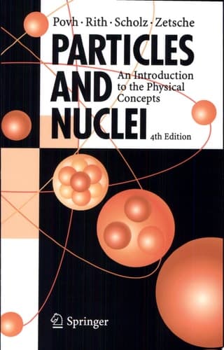 Particles and Nuclei An Introduction to the Physical Concepts