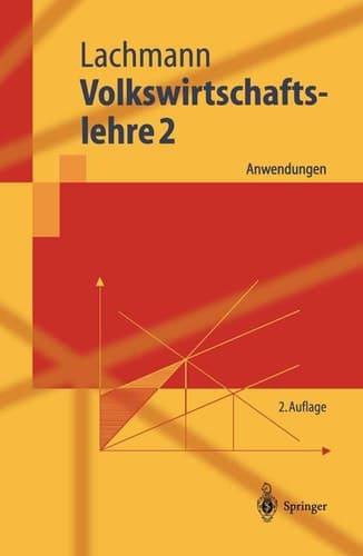 Volkswirtschaftslehre 2 Anwendungen