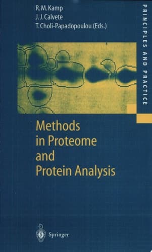 Methods in Proteome and Protein Analysis