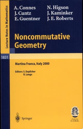 Noncommutative Geometry Lectures given at the C.I.M.E. Summer School held in Martina Franca, Italy, September 3-9, 2000