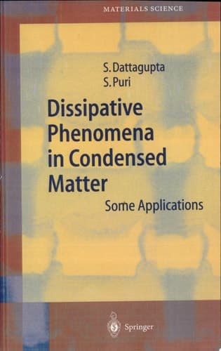 Dissipative Phenomena in Condensed Matter Some Applications