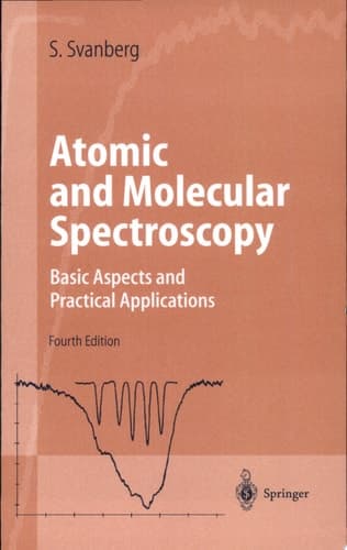 Atomic and Molecular Spectroscopy Basic Aspects and Practical Applications
