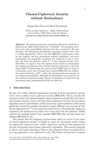 Advances in Cryptology - ASIACRYPT 2003 9th International Conference on the Theory and Application of Cryptology and Information Security, Taipei, Taiwan, November 30 - December 4, 2003, Proceedings