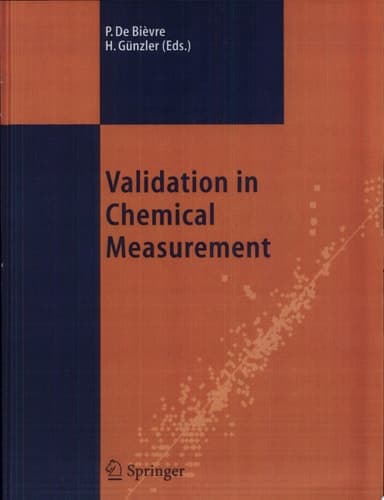 Validation in Chemical Measurement