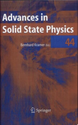 Advances in Solid State Physics