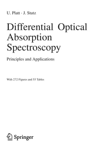 Differential Optical Absorption Spectroscopy Principles and Applications