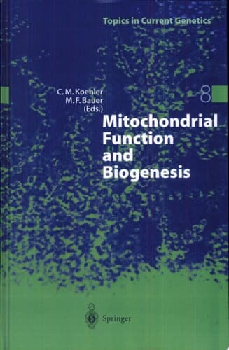 Mitochondrial Function and Biogenesis