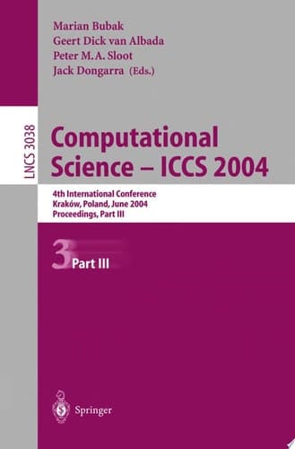 Computational Science — ICCS 2004 4th International Conference, Kraków, Poland, June 6–9, 2004, Proceedings