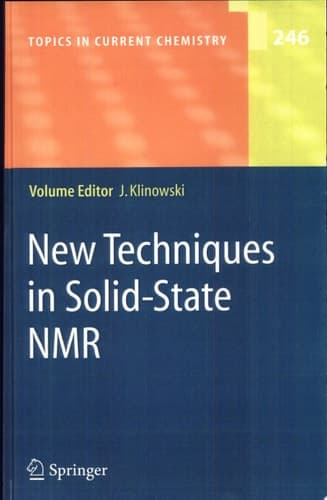 New Techniques in Solid-State NMR