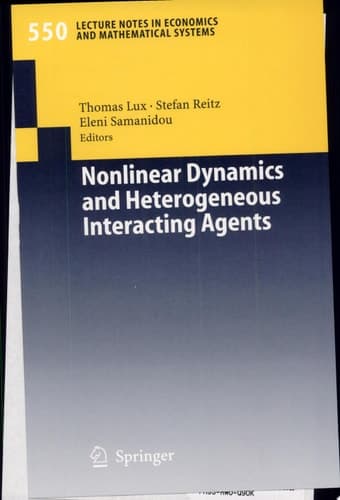 Nonlinear Dynamics and Heterogeneous Interacting Agents