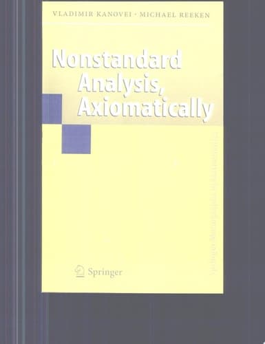 Nonstandard Analysis, Axiomatically