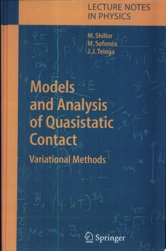 Models and Analysis of Quasistatic Contact Variational Methods