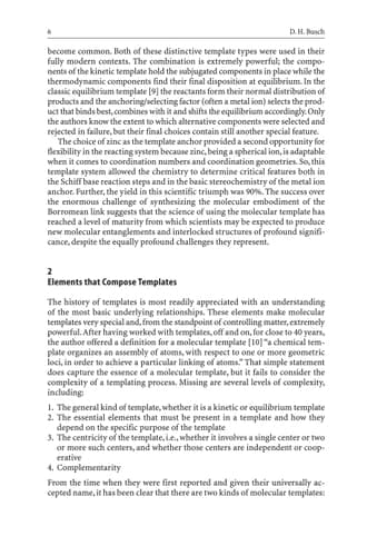 Templates in Chemistry II