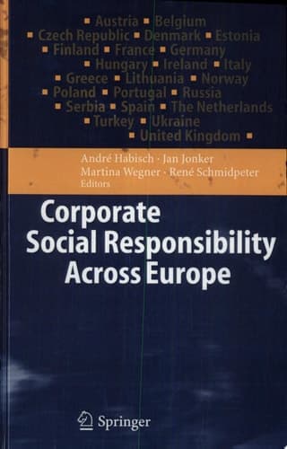 Corporate Social Responsibility Across Europe