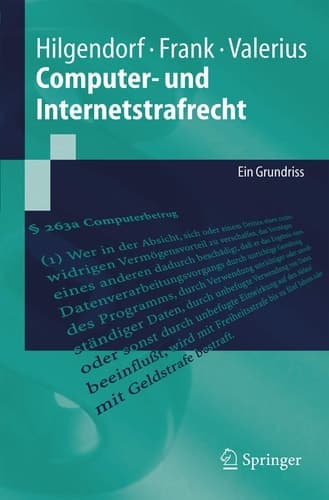 Computer- und Internetstrafrecht Ein Grundriss