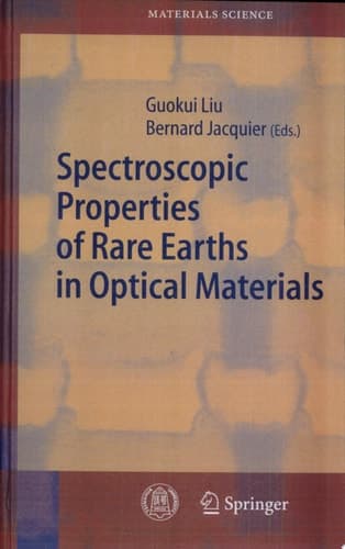 Spectroscopic Properties of Rare Earths in Optical Materials