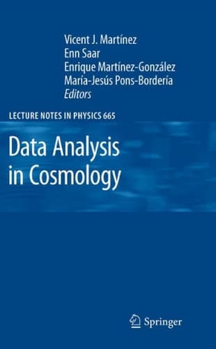 Data Analysis in Cosmology