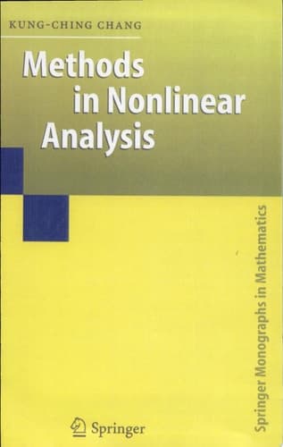 Methods in Nonlinear Analysis