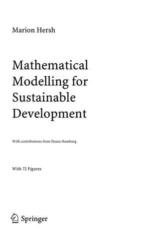 Mathematical Modelling for Sustainable Development