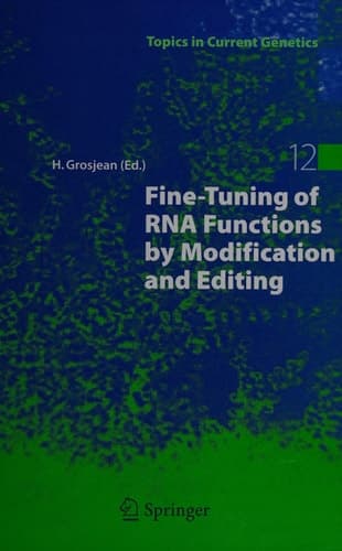 Fine-Tuning of RNA Functions by Modification and Editing