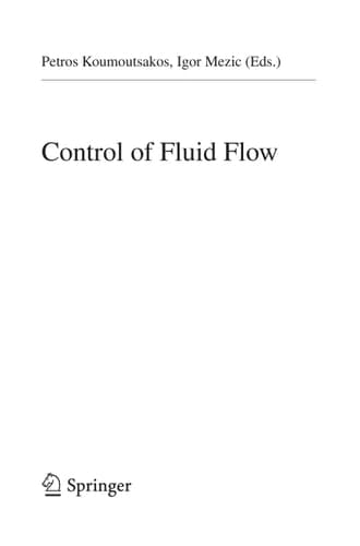 Control of Fluid Flow