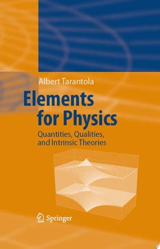 Elements for Physics Quantities, Qualities, and Intrinsic Theories