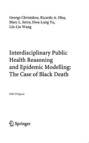 Interdisciplinary Public Health Reasoning and Epidemic Modelling: The Case of Black Death