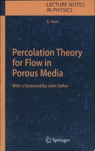 Percolation Theory for Flow in Porous Media