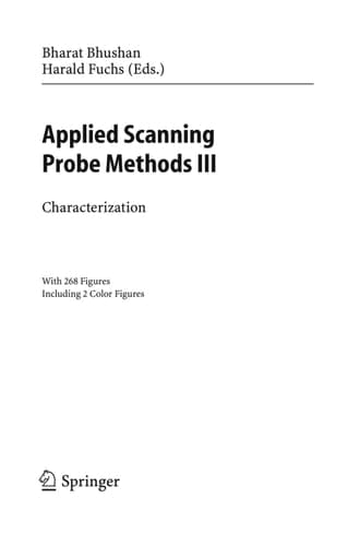 Applied Scanning Probe Methods III Characterization