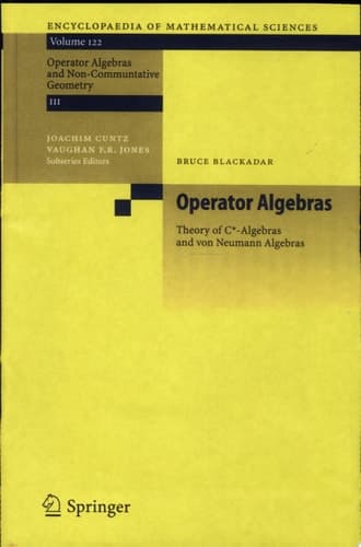 Operator Algebras Theory of C*-Algebras and Von Neumann Algebras