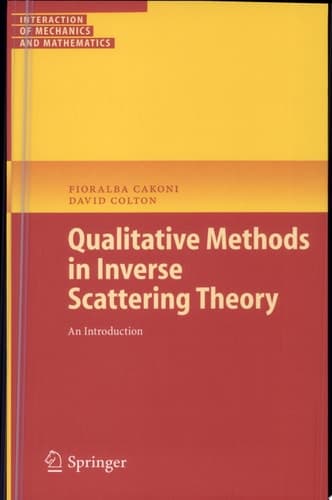 Qualitative Methods in Inverse Scattering Theory An Introduction