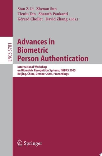 Advances in Biometric Person Authentication International Workshop on Biometric Recognition Systems, IWBRS 2005, Beijing, China, October 22 – 23, 2005, Proceedings