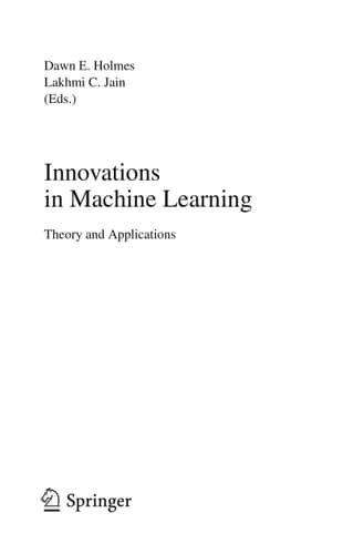 Innovations in Machine Learning Theory and Applications