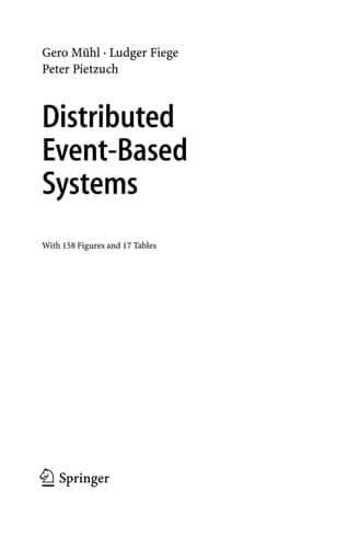 Distributed Event-Based Systems