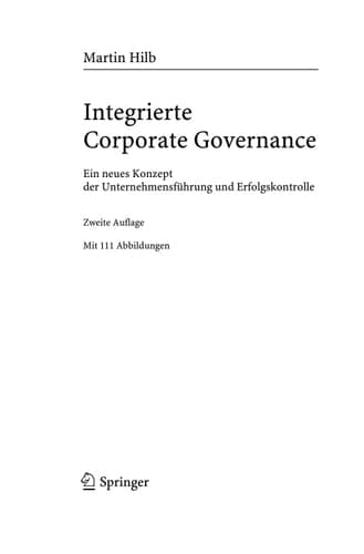 Integrierte Corporate Governance