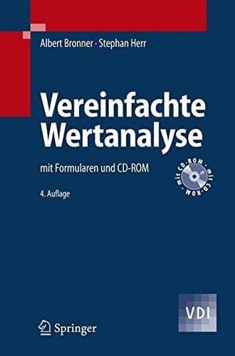 Vereinfachte Wertanalyse: mit Formularen und CD-ROM (VDI-Buch) (German Edition)