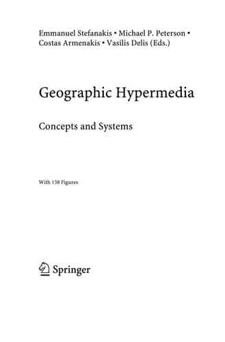 Geographic Hypermedia Concepts and Systems