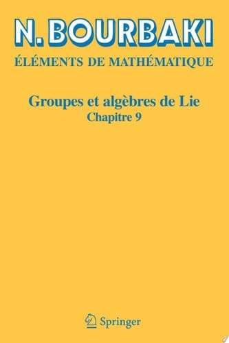 Groupes et algèbres de Lie Chapitre 9 Groupes de Lie réels compacts
