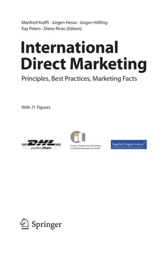 International Direct Marketing Principles, Best Practices, Marketing Facts