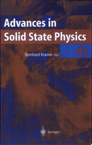 Advances in Solid State Physics