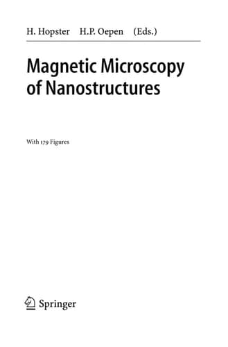 Magnetic Microscopy of Nanostructures