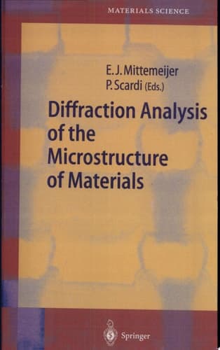 Diffraction Analysis of the Microstructure of Materials
