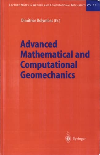 Advanced Mathematical and Computational Geomechanics