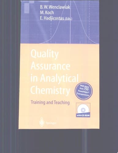 Quality Assurance in Analytical Chemistry Training and Teaching