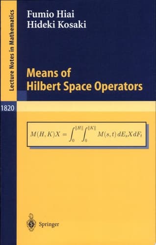 Means of Hilbert Space Operators