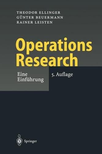 Operations Research Eine Einführung